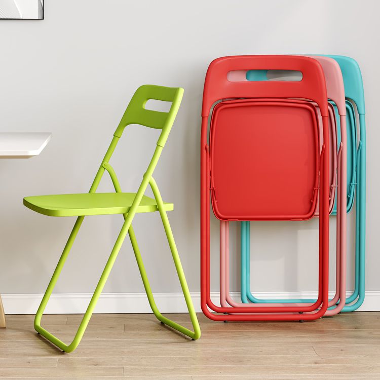 Chaise d'intérieur et d'extérieur moderne en métal, chaise d'appoint pliante à dossier ouvert pour la maison