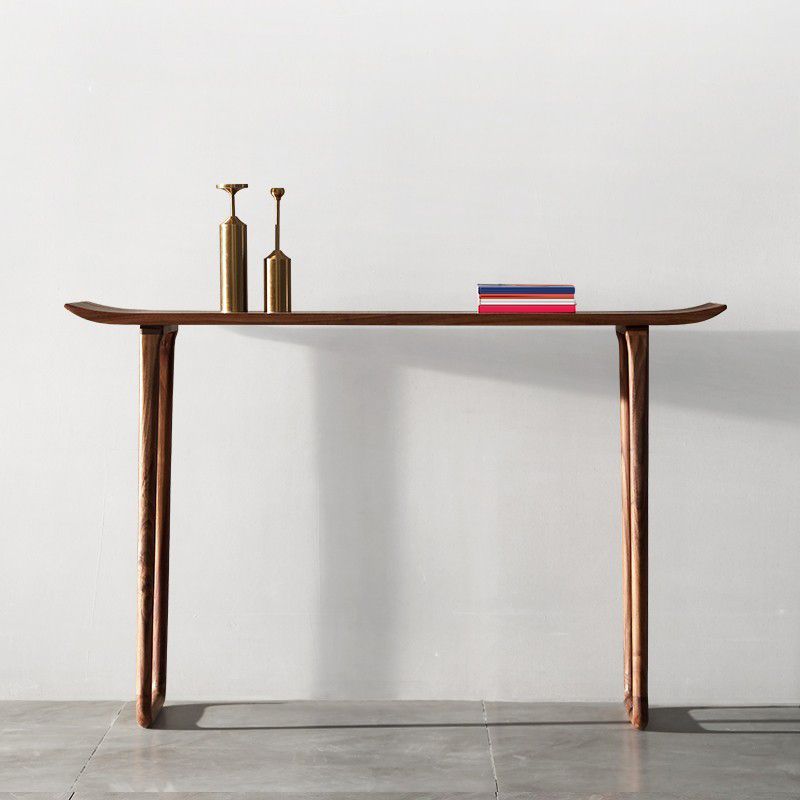 Pine Solid Wood Console Table,11.81inch Wide, Hall Accent Rectangle Table