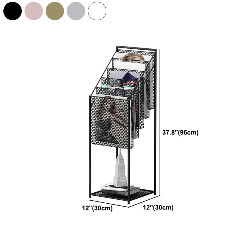 Libreria della scala di ferro industriale chiusa libreria verticale, 11,8 "l x 11,8" w x 37,8 "h