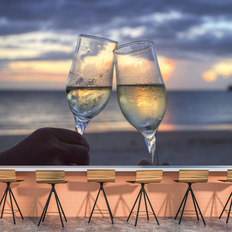 Contemporary Environment Friendly Mural Wallpaper Wine Wall Decor for Decoration