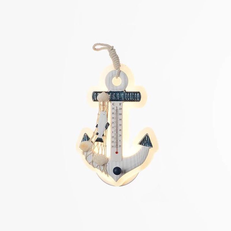 Monte a parete ombreggiata Light Kids Kids Acrilic Accasionismo Apparecchiatura da parete LED in bianco