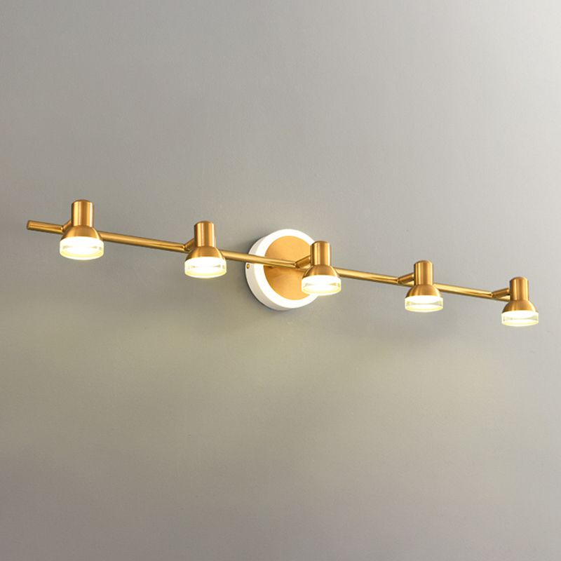 Simplicité postmoderne Bell Vanity Sconce Lights acrylique Mur Moup Light Aymat pour salle de bain