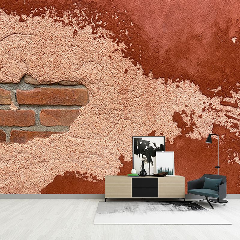 Photography Wall Mural Wallpaper Brick Texture Sitting Room Wall Mural