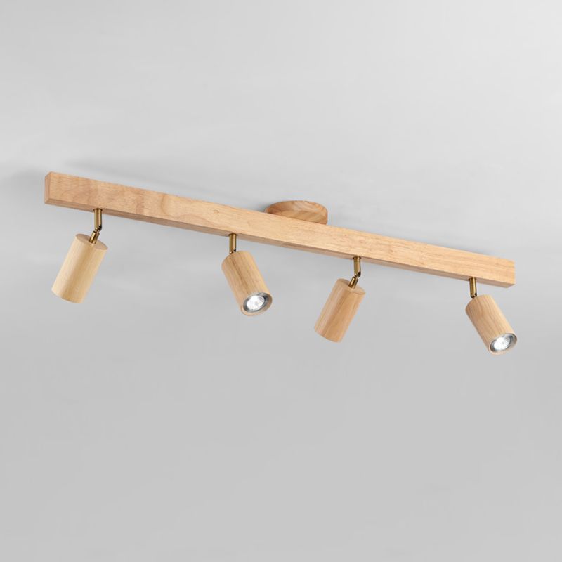 Solid Brass Ceiling Track Light Multi - Head Adjustable Ceiling Spotlight