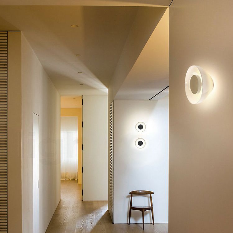 Glass Bowl Sconce Light Fixture Modern Style LED Wall Lighting Fixture for Aisle