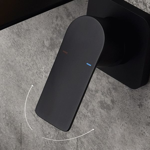 Fixed Roman Tub Faucet Trim Single Handle Wall Mounted Waterfall Tub Filler