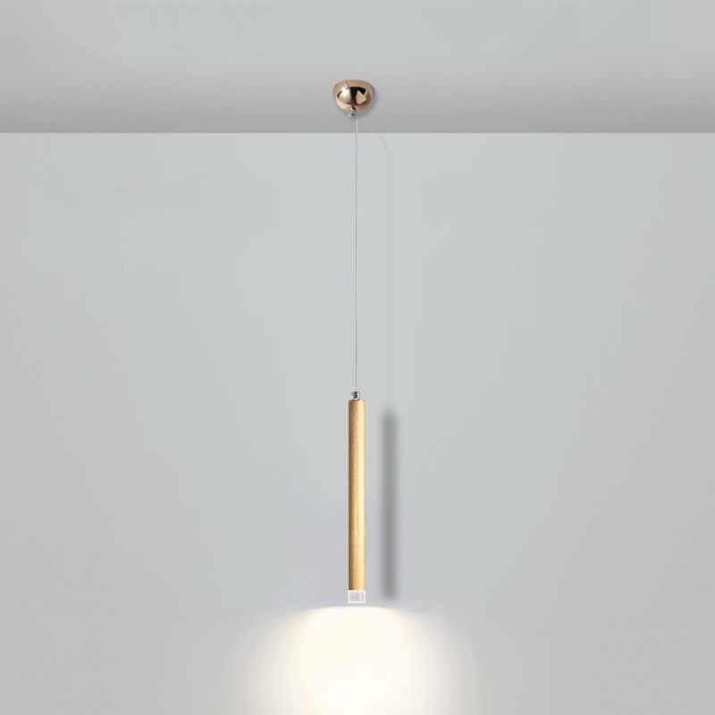 Minimalisme LED cylindrique Light Light moderne style Long Strip Éclairage de bande avec abat-jour en cristal