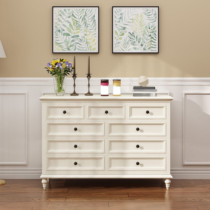 American Traditional Lingerie Chest Birch Storage Chest Dresser for Bedroom