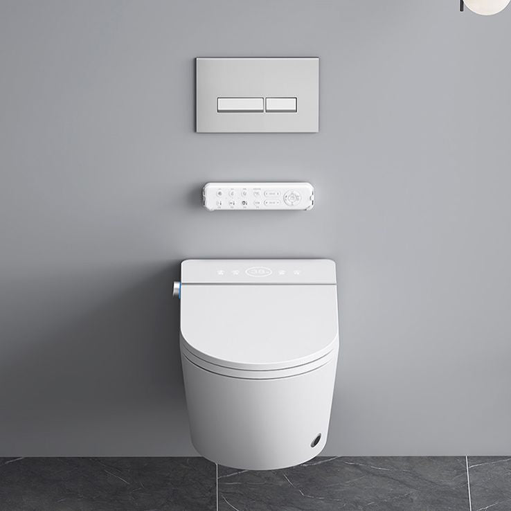 Modern White Wall Mount Urine Toilet Siphon Jet Toilet Bowl with Toilet Seat