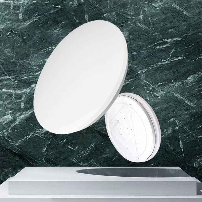 1-Cercle de lumière Flush Ceiling Light Fixture Modern Style Metal Led Flush Mount