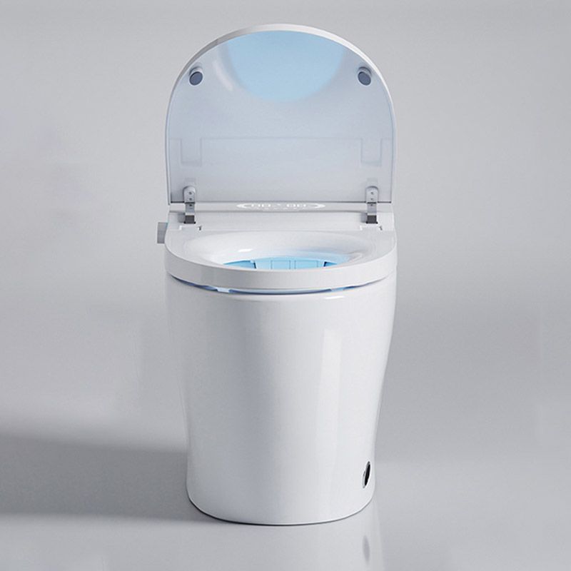Modern Toilet Bowl Siphon Jet Skirted Toilet with Soft-Close Seat for Bathroom