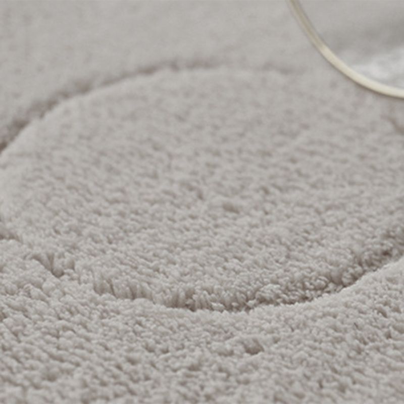 Modern Solid Color Carpet Washable Area Rug Polyster Anti-Slip Area Carpet for Living Room