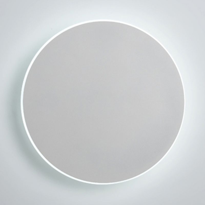 LED Wall Mount Light Modern Style Round Shape Wall Sconce Light Fixture for Bedroom