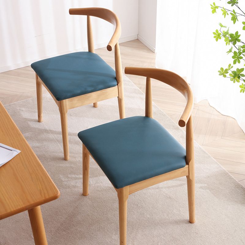 Les chaises de salle à manger de cuisine de style moderne ouvrent l'ensemble de chaise latérale de salle à manger arrière