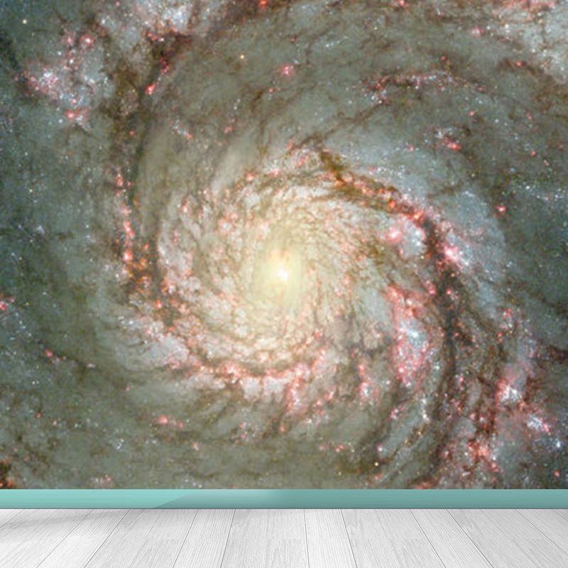 Stain-Proof Magical Sky Scenery Mural Decal Modern Non-Woven Material Wall Decor, Custom