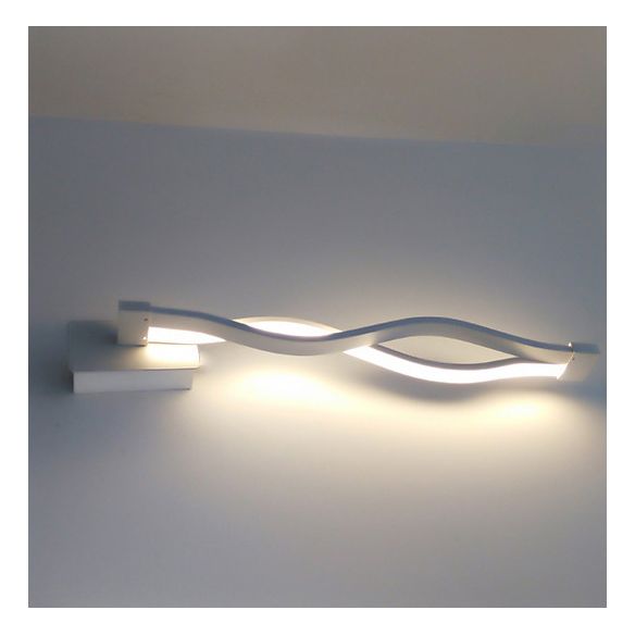 Creative Minimalist Style Linear Wall Sconce Aluminum 2 Lights Sconces