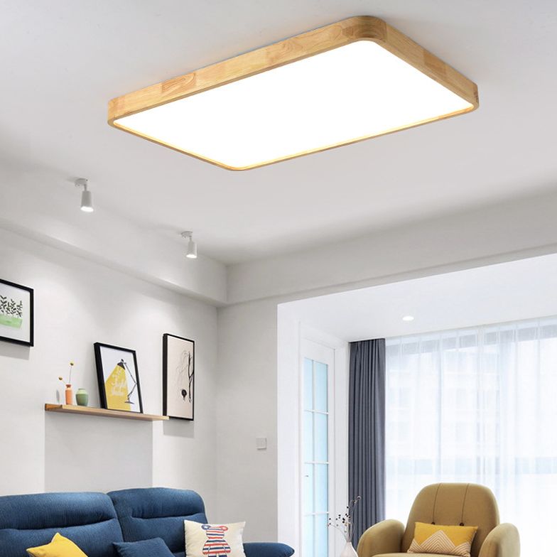 Modern Flush Mount Ceiling Chandelier Wood Flush Mount Lights