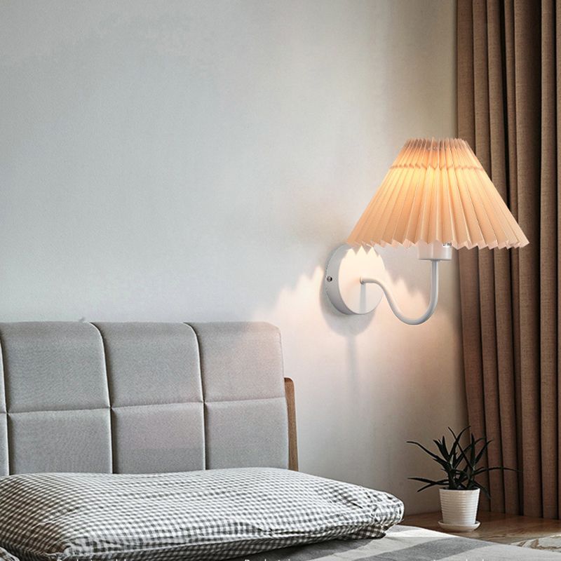 Modern Cone Wall Lamps Metal 1 Light Wall Light Fixtures for Bedroom