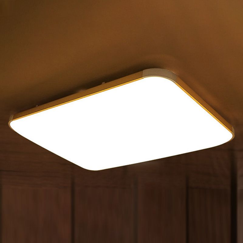 Rectangular Flush Mount Ceiling Light Fixture Modern LED Aluminum Flush Mount Fixture