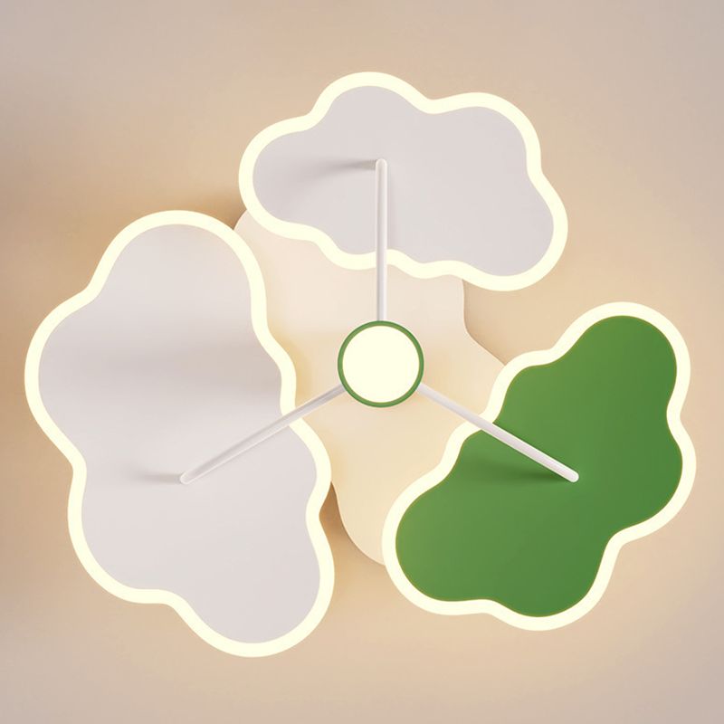 Modern Children Ceiling Light LED Ceiling Mount Light with Acrylic Shade for Kid's Room