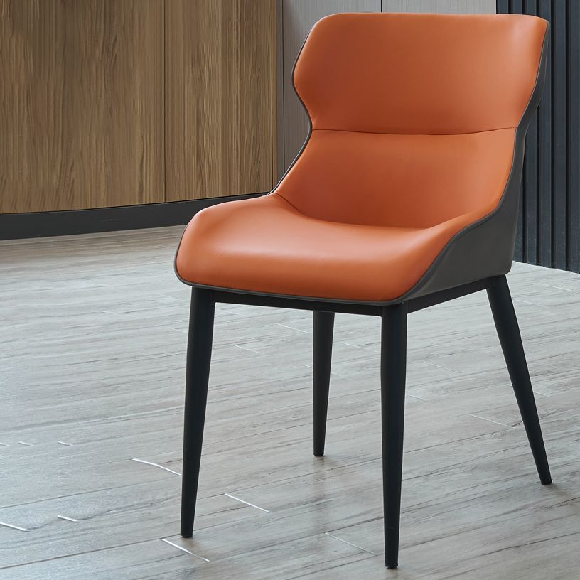 Dining Room Side Chairs Modern Faux Leather Kitchen Chair for Home