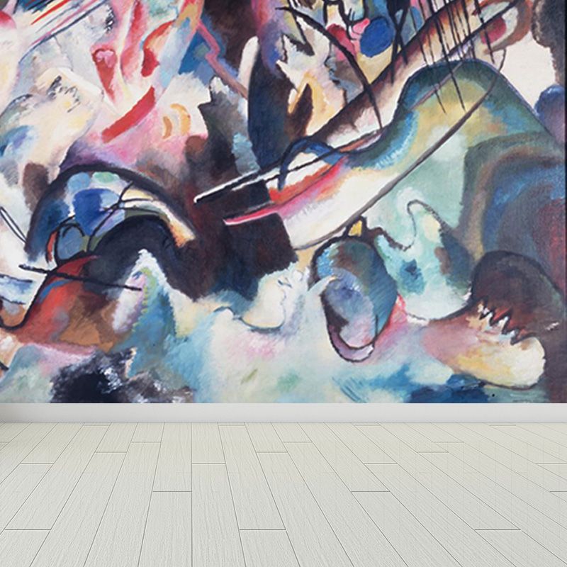 Large Kandinsky Abstract Artwork Mural Waterproofing Modern Living Room Wall Decor