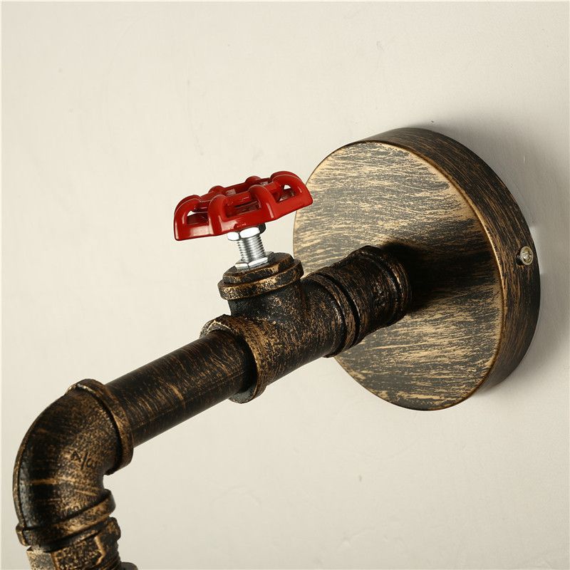 Industrial Style Cone Shape Wall Lamp Metal 1 Sconce Light in Bronze Wall Sconce