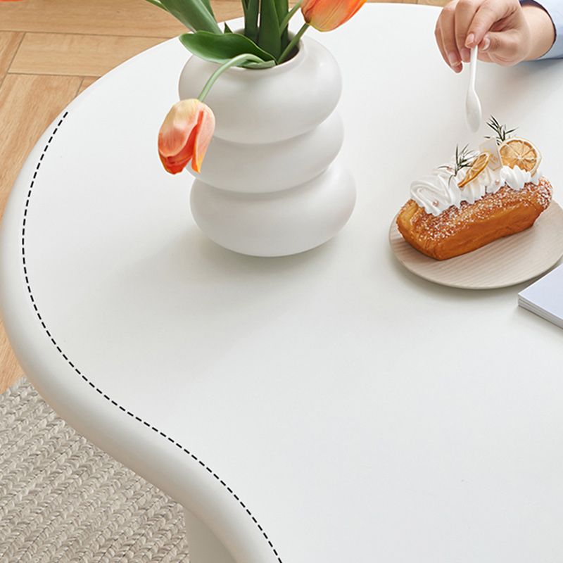 30" Wide Contemporary Corner Table Wood 4 Legs Accent Side Table