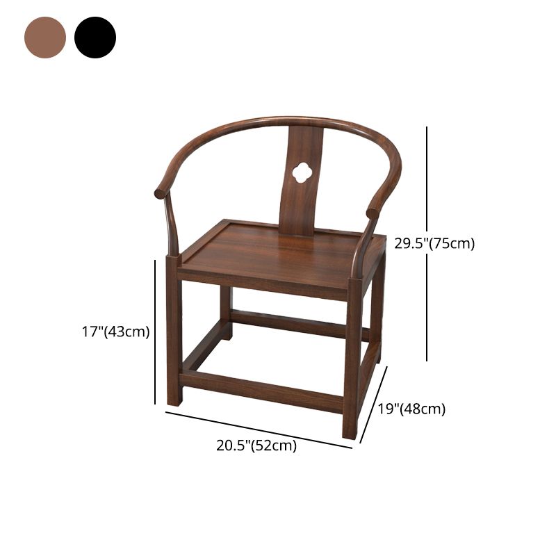 Sillas de comedor de madera tradicionales, silla lateral trasera Windsor para uso en restaurantes