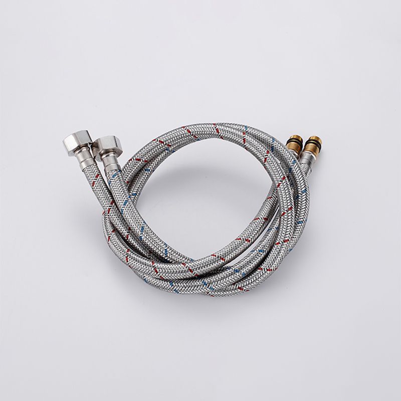 Floor Mounted Metal Freestanding Tub Filler Single Handle Freestanding Faucet with Hose