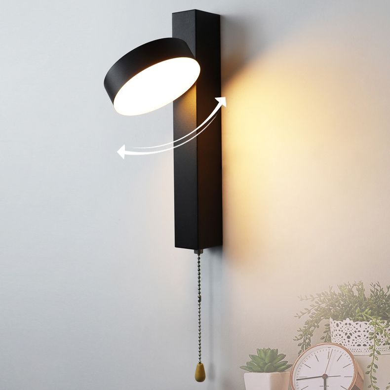Rotatable LED Reading Lamp Contemporary Simplicity Wall Sconce Light Fixture for Bedroom