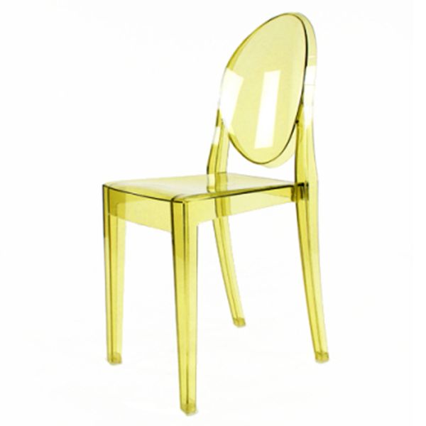 Plastic Chairs Modern Kitchen Side Chair of 13'' Wide Open Back Dining Side Chair