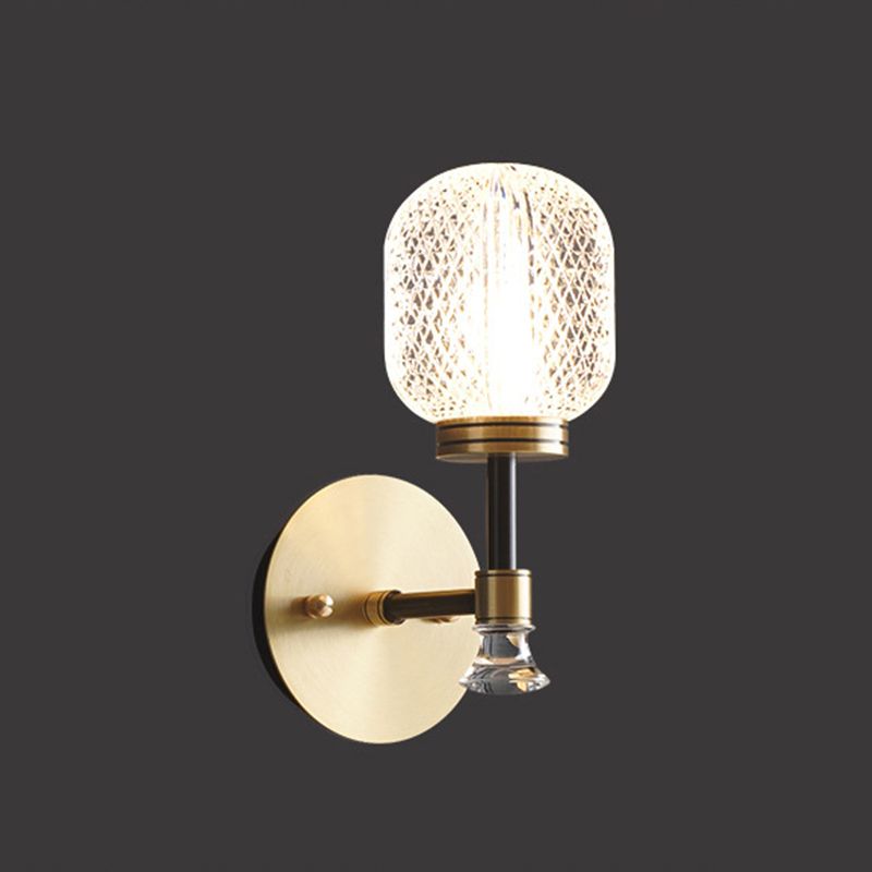 Moderne indoor decoratie wandverlichting licht glazen schaduw wand sconce voor bed naast