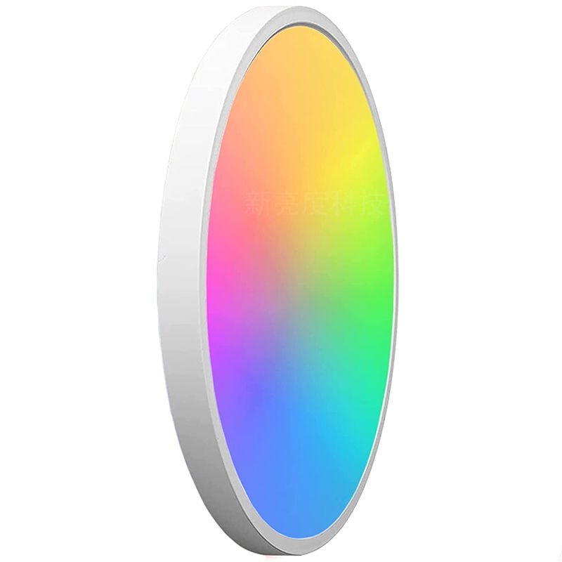 Lampada da soffitto intelligente moderna semplicità forma rotonda acrilica per camera da letto