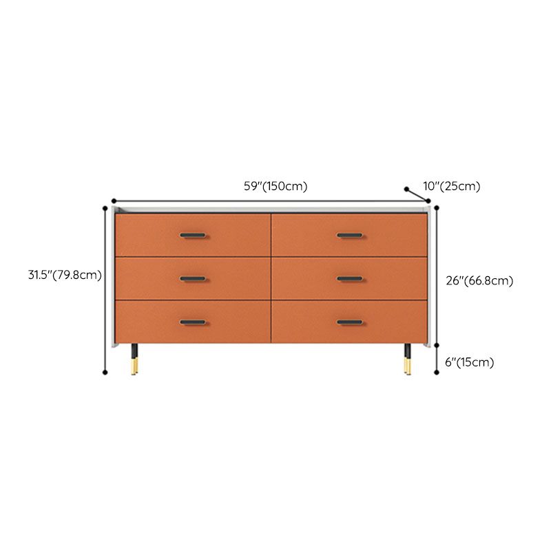 9.75-inch Width Storage Chest Dresser Modern Stone Storage Chest