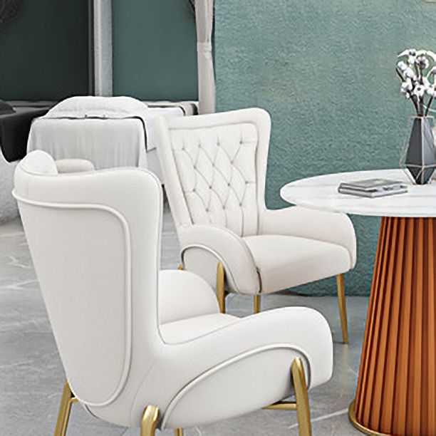 Glam Sintered Stone Dining Table Round Dinner Room Kitchen Table with Pedestal Base