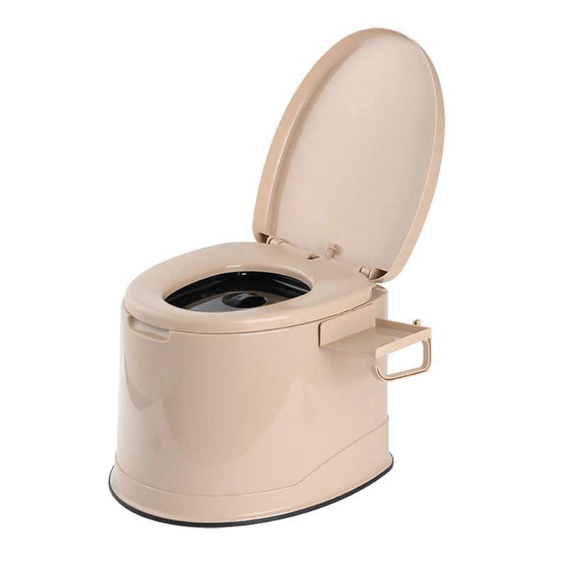 Contemporary Plastic Toilet Floor Mounted Toilet Bowl with Slow Close Seat for Washroom