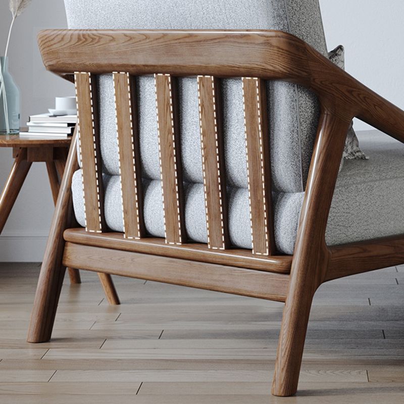 Scandinavian Upholstered Chaise Lounge Couch Wood Chaise Lounge Chair