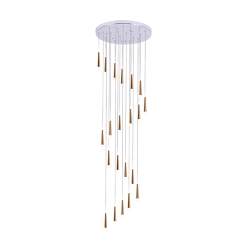 Modern multi -light hanger Led Light Indoor Hotel Light Long Trap Light