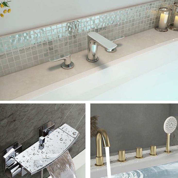 Contemporary Oval Acrylic Bathtub Soaking Drop-in Bathtub with Faucet