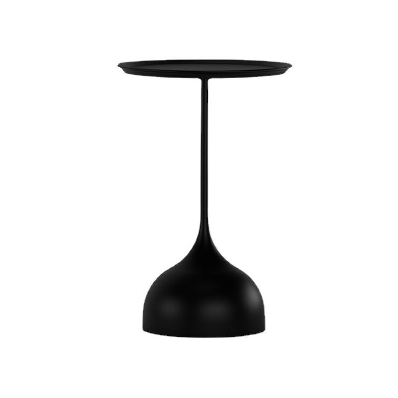 Mid-Century Modern Iron 2 Piece Bunching Tables with Pedestal Base