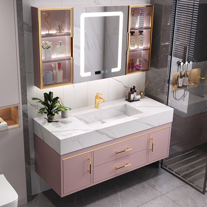 Modern Style Bathroom Vanity Set Solid Wood Bathroom Vanity Set