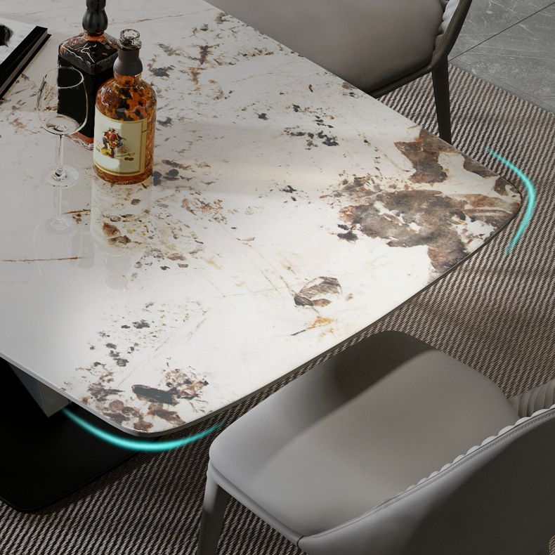 Designer Style 1/4/5/7 Pieces Rectangle Dining Set Sintered Stone Top Dinette Table Set