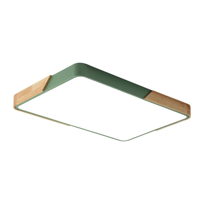 Modern Macaroon Geometric LED Massimale Lampada Ferro 1 Light Flush Mount per Bedroom