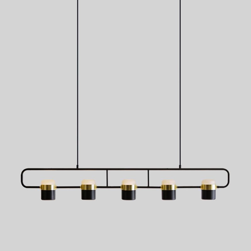 Contemporary Pendant Lights Cylinder Hanging Lights for Kitchen Island