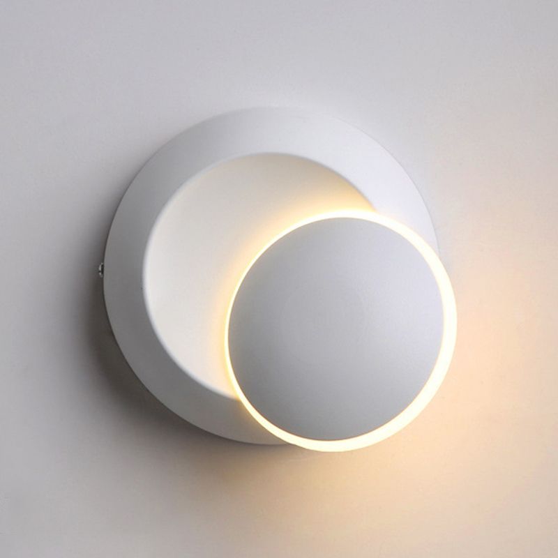 Modern Rotatable Wall Light Sconces Metal 1 Light Wall Lighting Fixtures