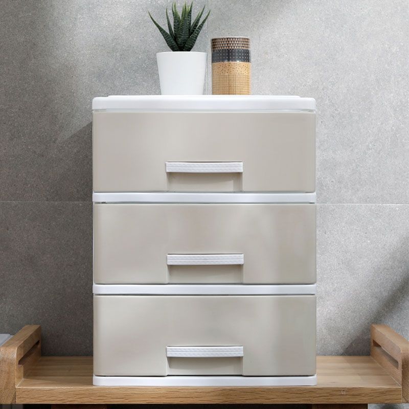 Plastic File Cabinet Vertical File Cabinet with Drawers for Home Office
