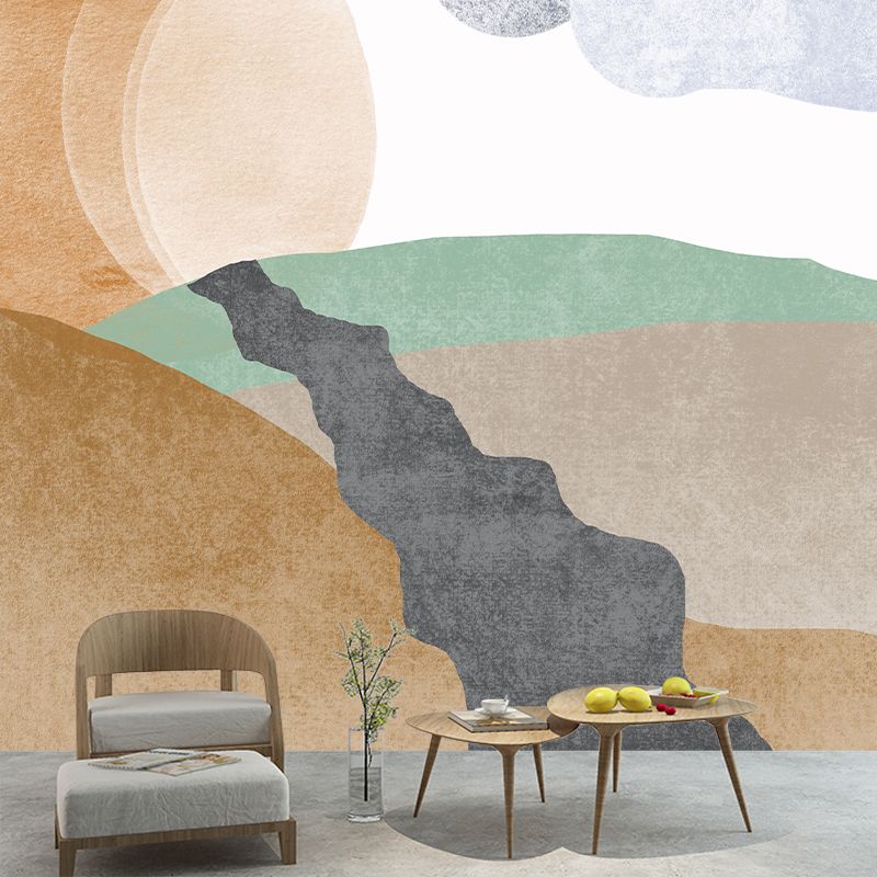 Abstract Illustration Mildew Resistant Mural Wallpaper Indoor Wall Mural