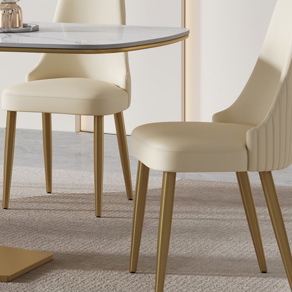 Nordic Sintered Stone Top Dining Set 1/4/5/7 Pieces Rectangle Dining Table with Chairs