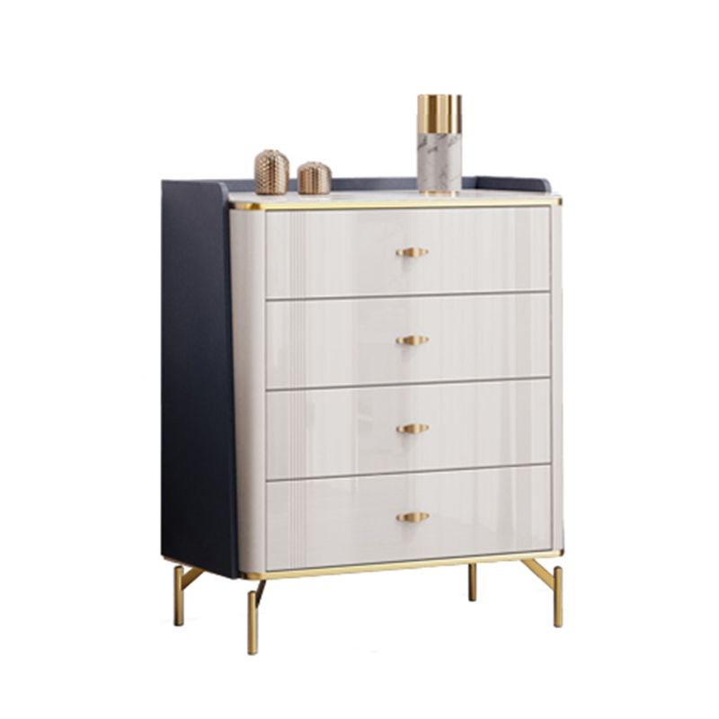 15.6" Width Classic Glam Storage Chest Stone Storage Chest Dresser